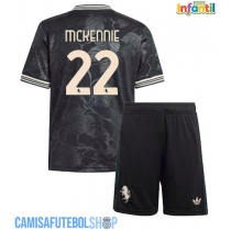 Camisa de time de futebol Juventus Weston McKennie #22 Replicas 3º Equipamento Infantil 2025-26 Manga Curta (+ Calças curtas)